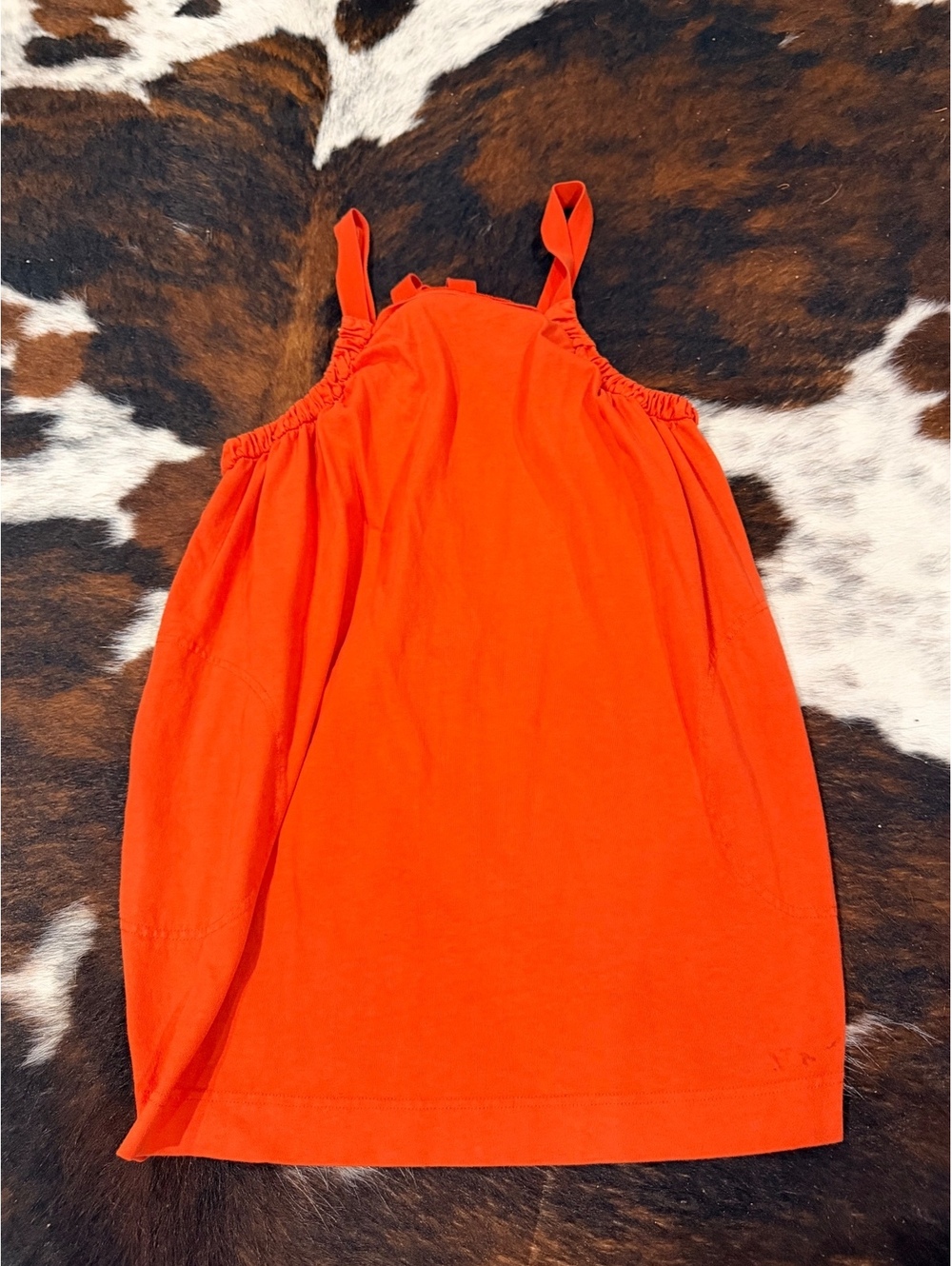 FP Beach Orange Sleeveless Summer Dress XS